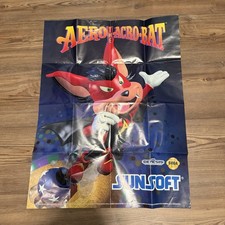 Aero the Acro-Bat POSTER Sega Genesis Vintage Poster