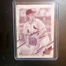 2021 Topps Series 2 - Magenta Printing Plate Jake Woodford #451 (RC, 1/1)