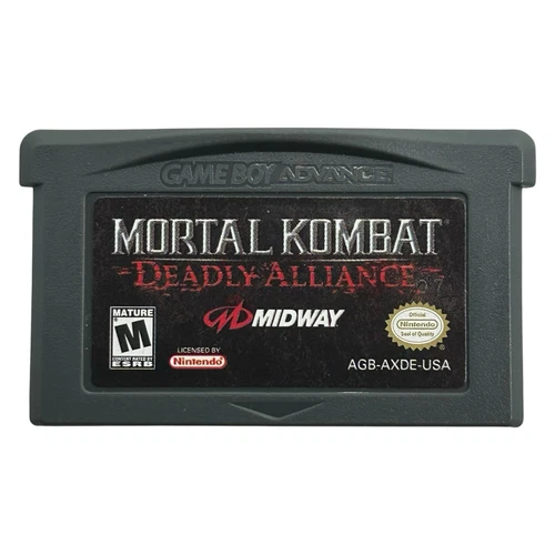 Mortal Kombat: Deadly Alliance (Nintendo Game Boy Advance) Tested GBA Cartridge