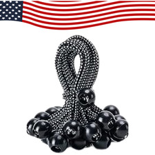 30 Pack Ball Bungee Cord, 6 Inch Heavy Duty Bungie Cord Balls Canopy Tarp Tie do