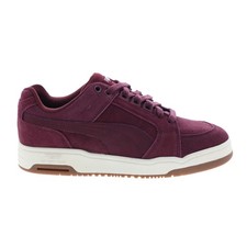 Puma Slipstream LO MMQ 38859901 Hombres Borgoña Gamuza Tenis Zapatos
