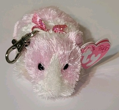 Ty Beanie Babies 40331 Rosa The Pink Guinea Pig Key Clip for sale