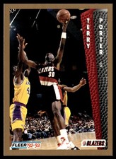 1992-93 Fleer Terry Porter Portland Trail Blazers #190