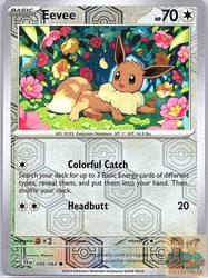 Eevee 050/064 Shrouded Fable Reverse Holo Common