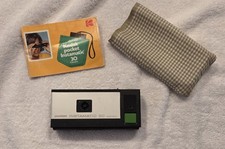 Kodak Pocket Instamatic 30 Camera w/instructions manual and fabric case