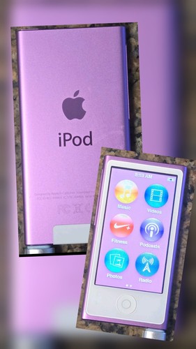 PURPLE Apple iPod Nano 16GB 7th gen A1446, As Is, READ!  - Picture 1 of 15