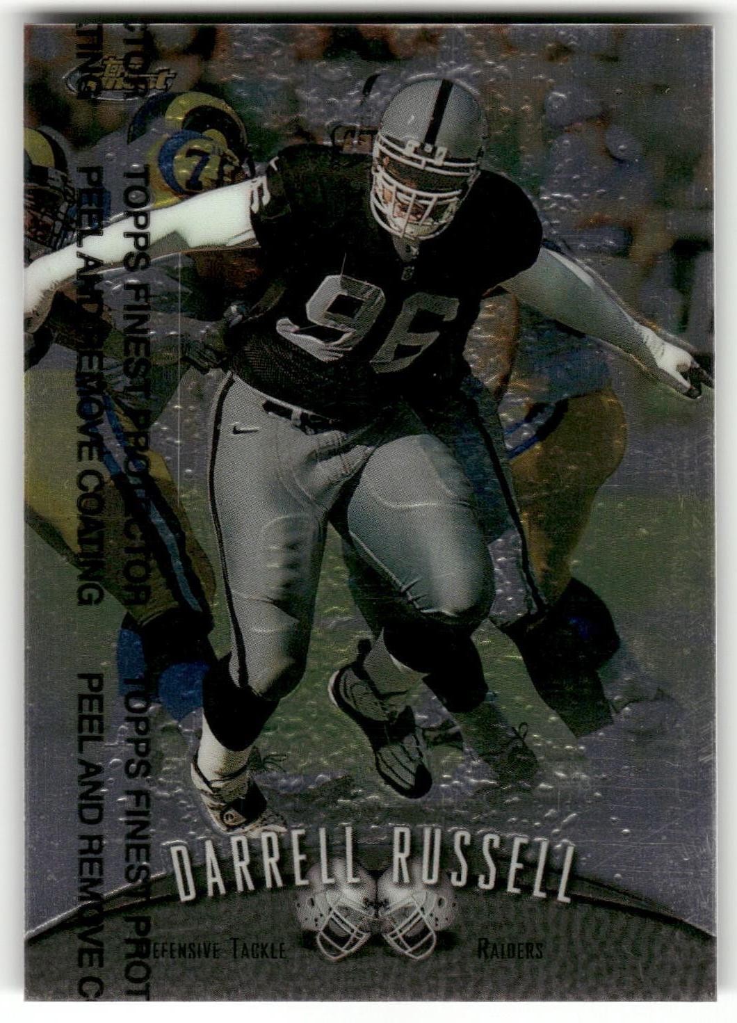 Darrell Russell 1998 Finest #106 Oakland Raiders