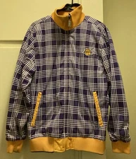 UNK NBA Los Angeles LA Lakers Full Zip Reversible Jacket Men’s Size M 