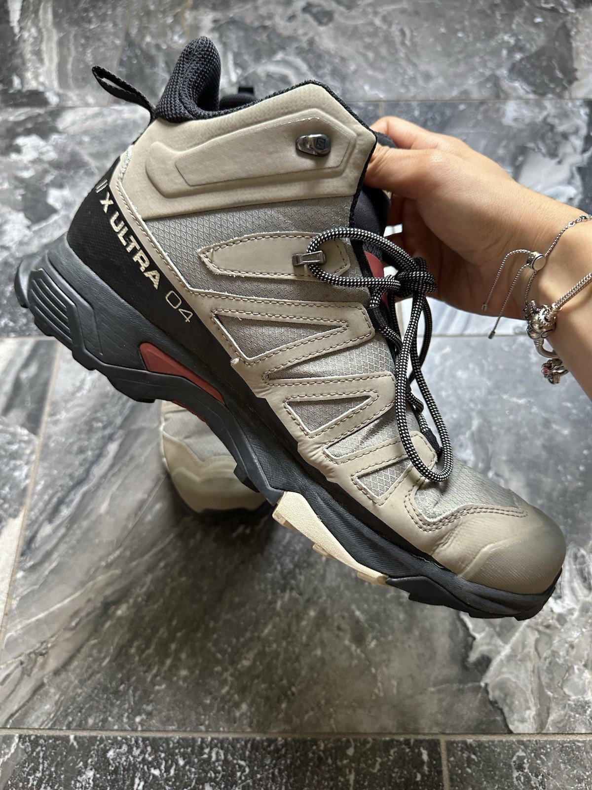 Scarpe da trekking impermeabili Salomon X Ultra 4 Mid GTX Gore Tex taglia 11 da uomo 473525