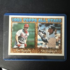 1994 Topps #388 Len Dykstra / Ken Griffey, Jr.