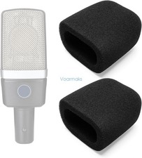 2-Pack Mic Cover For AKG C214 C314,Se Electronics X1 A,SE 4400 4100 Microphones