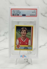 1986-87 Panini Football 87 Album Stickers #11 Tony Adams Rookie PSA 4 Arsenal RC