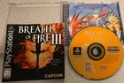 Capcom Breath of Fire III Sony PlayStation 1 RPG NTSC-U/C 1998 Manual Included