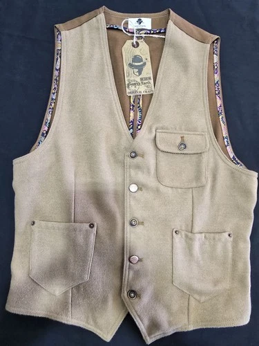 Garry's Earth Vest Handcrafted Made In Italy Size M Cod.18 - product listing photo