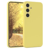 FüR Samsung Galaxy S24 Plus HandyhüLle Silikon Back Cover Schutz Handy Case Gelb