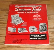 Original 1960 Snap-on Tools Shop Equipment 40th Ann Sales Brochure Catalog Original 1960 Snap-on Tools Shop Equipment 40th Ann Sales Brochure Catalog