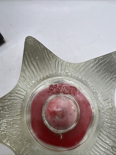 Vintage 1980 AVON Starbright Red Candle-Floral Medley Scent-Star Shape-In Box - Picture 5 of 8