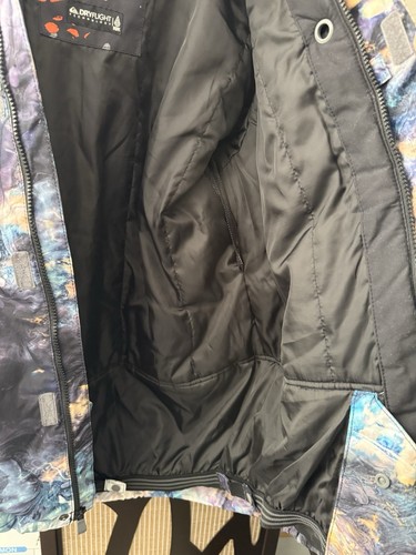 Men's QUIKSILVER Mission Printed Insulated Jacket SPACE BLACK/MULTICOLOR - Picture 14 of 14