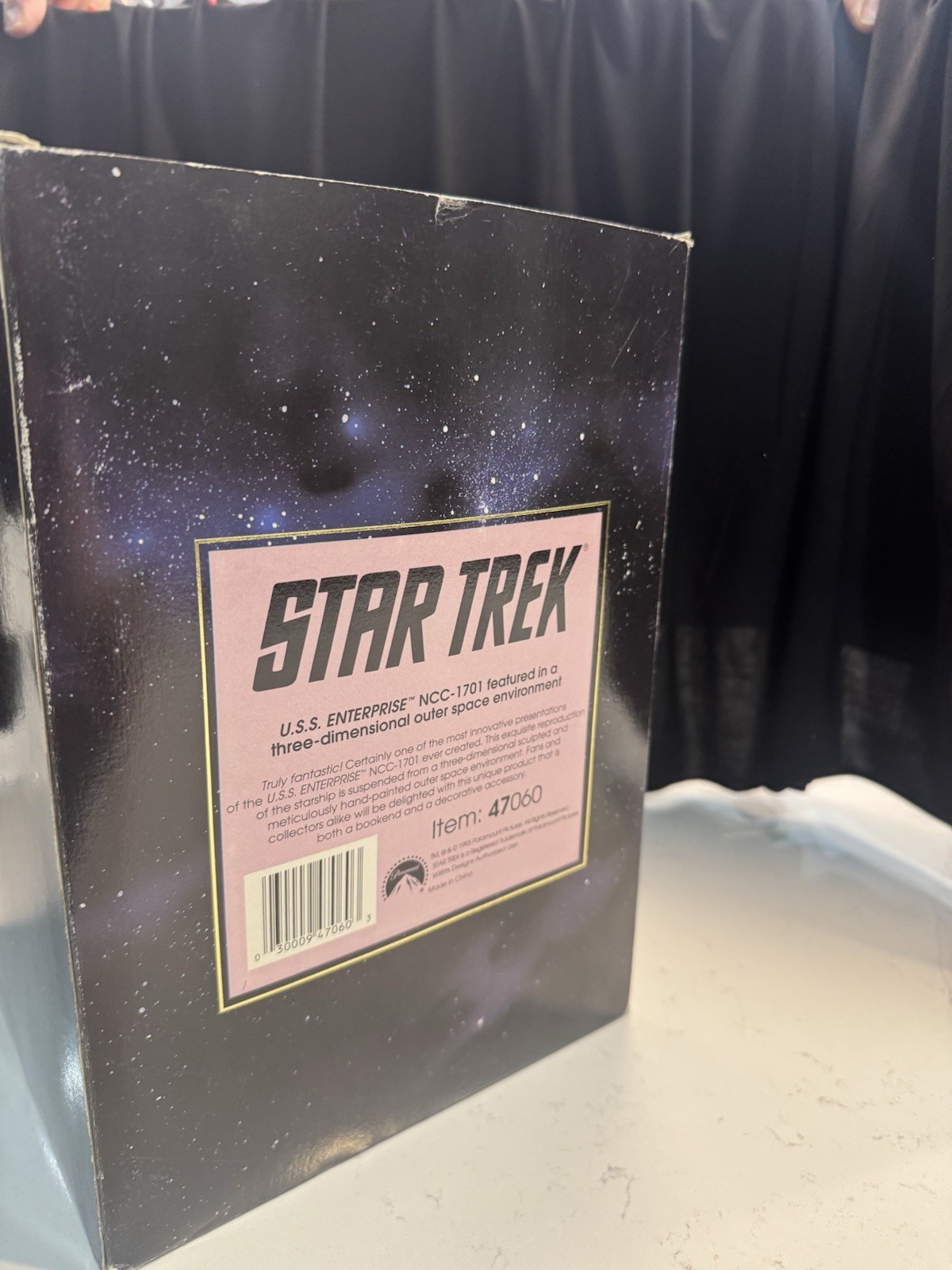 Willitts Design 1993 Star Trek USS Enterprise NCC-1701 Diorama - w/ box