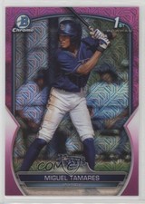 2023 Bowman Chrome Prospects Mega Box Pink Mojo Refractor Miguel Tamares 1r7u