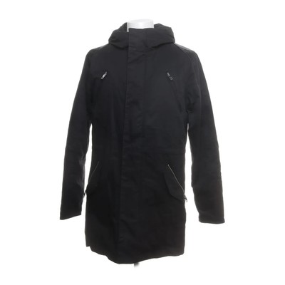 Elvine, Parka, Herren, Größe: M, Schwarz, Baumwolle/Polyester, Einfarbig #Ryl