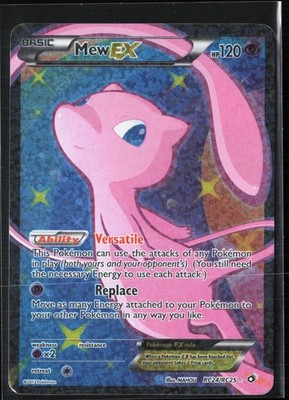 #2 Mew EX RC24/RC25 Legendary Treasures 2013 Full Art Holo Rare Pokémon Card