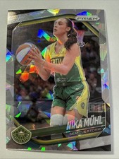 2025 Panini Prizm WNBA - Nika Muhl Silver Cracked Ice Prizm #127 Seattle Storm