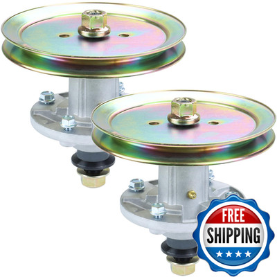 Posflag 2 Pack Gy21098 Spindle Assembly Gx20367 Pulley Replaces Auc15811 Mower