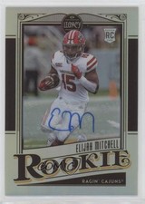 2021 Panini Legacy Rookies Premium Penmanship Silver Elijah Mitchell Auto 0x12