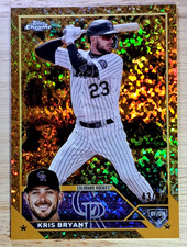 Kris Bryant /50 ☢️2023 Topps Gilded Collection - Gold Diamond - Rockies