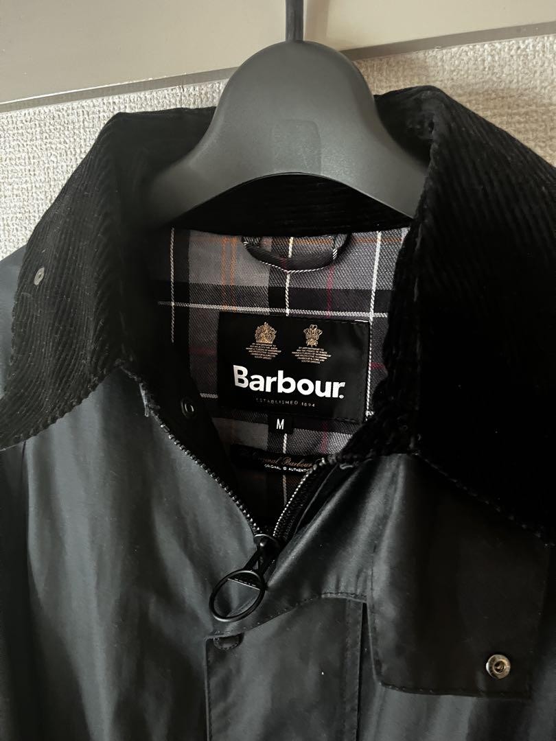 Barbour Yleve UR OS Traveler Burghley Navy M 36 Leather