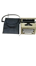 Typewriters Collectables: Olivetti Lettera 25 Portable Typewriter & Olivetti Bag