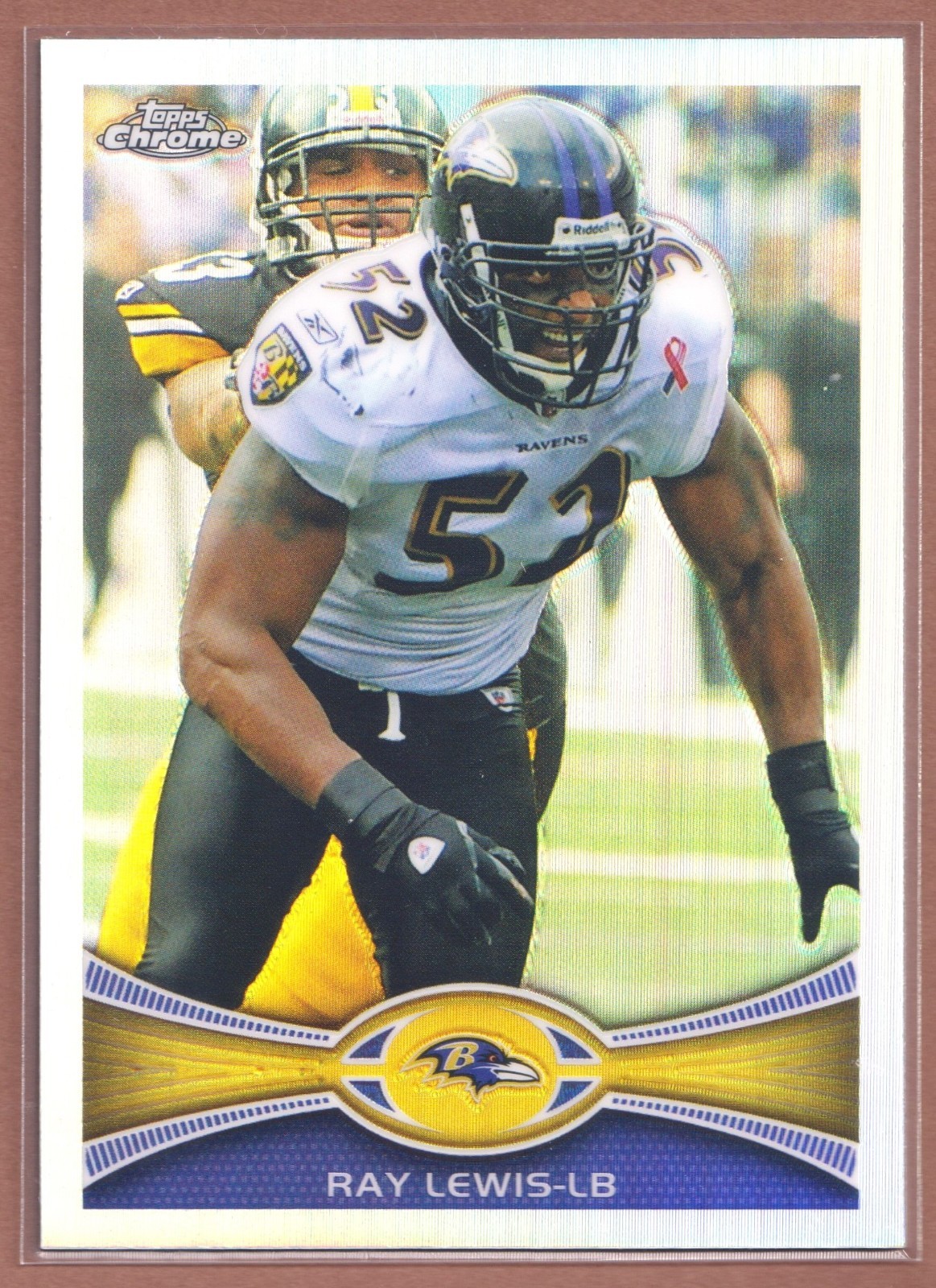 Ray Lewis #121 2012 Topps Chrome Refractor-4633
