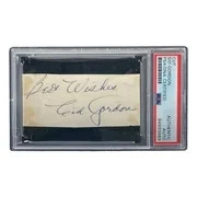 Sid Gordon Milwaukee Braves Signed Slabbed Cut Signature PSA/DNA - Image 3 of 4