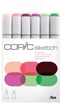 COPIC Marker sketch 6er Set ''Floral Favorite 1''