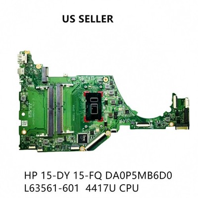 DA0P5MB6D0 For HP 15-DY 15-FQ Motherboard  L63561-601 4417U CPU  US ship