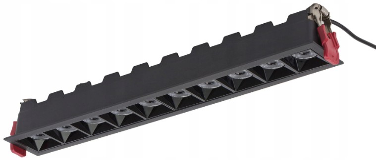 MIDI LED BLACK PT LED CEILING LIGHT 10X 40W NW 4000K 10066