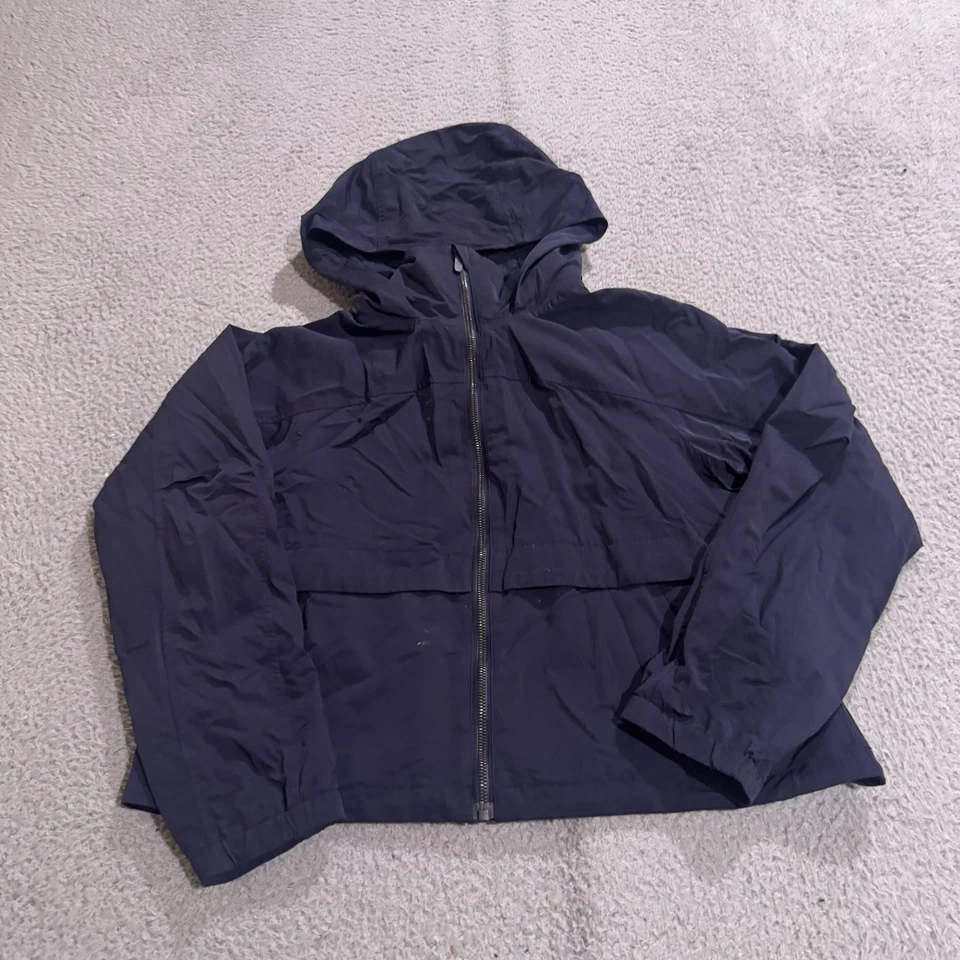 Chaqueta cortavientos Lululemon para mujer talla 6 azul cremallera completa siempre sin esfuerzo G2U Foto 2 de 4
