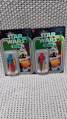 Star Wars Stormtrooper Retro Prototype Set Kenner 2021 Target Exclusive Lot Of 2