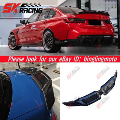 Forged/Carbon Fiber Rear Spoiler Wing For BMW 4 Series G22 M4 G82 M3 G80 2021-26