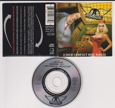 Aerosmith   Love In An Elevator - 3 Track 3'' / inch Single CD 1989  Geffen