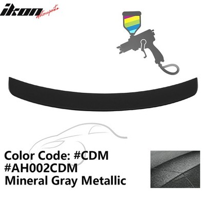 Fits 11-23 Chrysler 300 300C 300S ABS #CDM Mineral Gray Metallic Trunk Spoiler