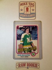 DON BEAUPRE/NORTH STARS 1981-82 Topps Hockey RC/ROOKIE Card #103 -