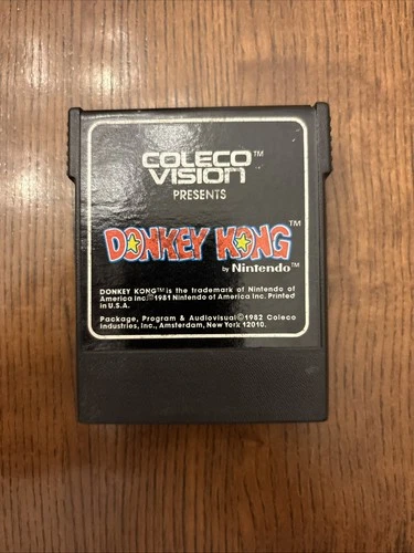 Donkey Kong ColecoVision Video Game Classic Nintendo 1982