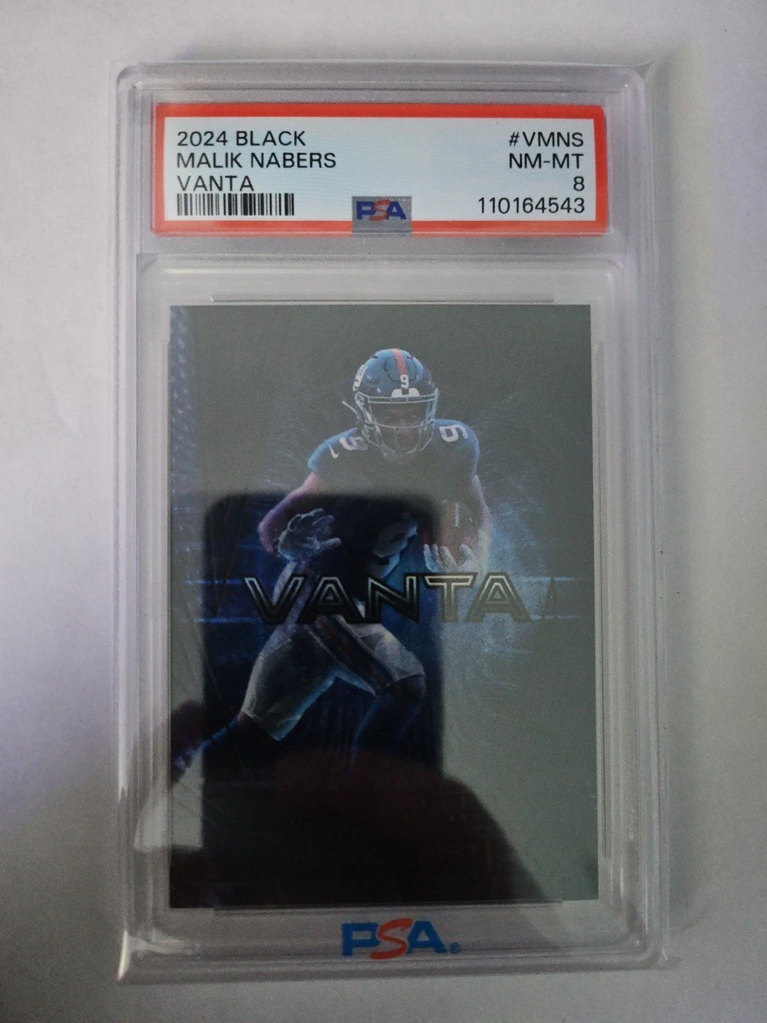 Malik Nabers Panini Black Vanta #VMNS Base