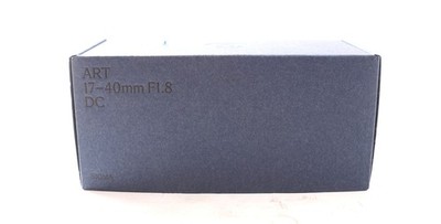 Sigma 17-40mm f/1.8 DC Art with Autofocus Dual AFL Buttons (Fujifilm X)