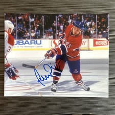 GILBERT DIONNE MONTREAL CANADIENS NHL HOCKEY Signed Autographed 8x10 Photo C