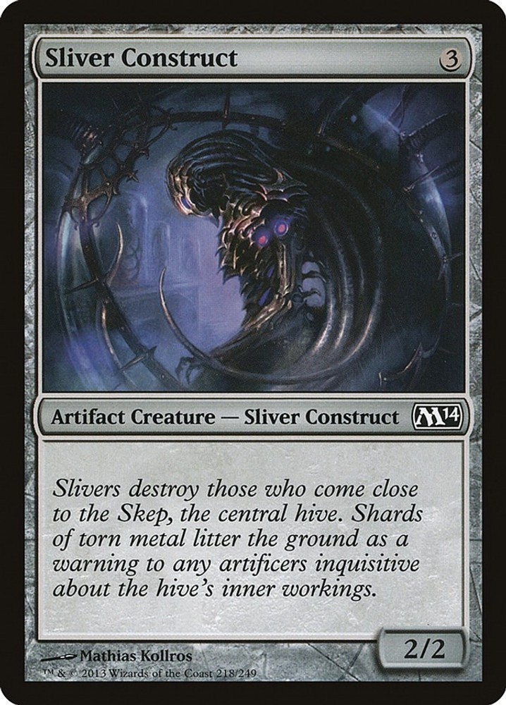 NM - Sliver Construct [M14 - 218] Magic 2014 (M14)