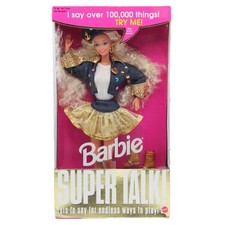 Barbie 12290 ln box 1994 Super Talk Blonde Doll