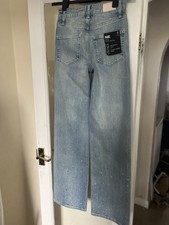 Paige Sasha Reza Embellished Jeans. RRP £440 size 24